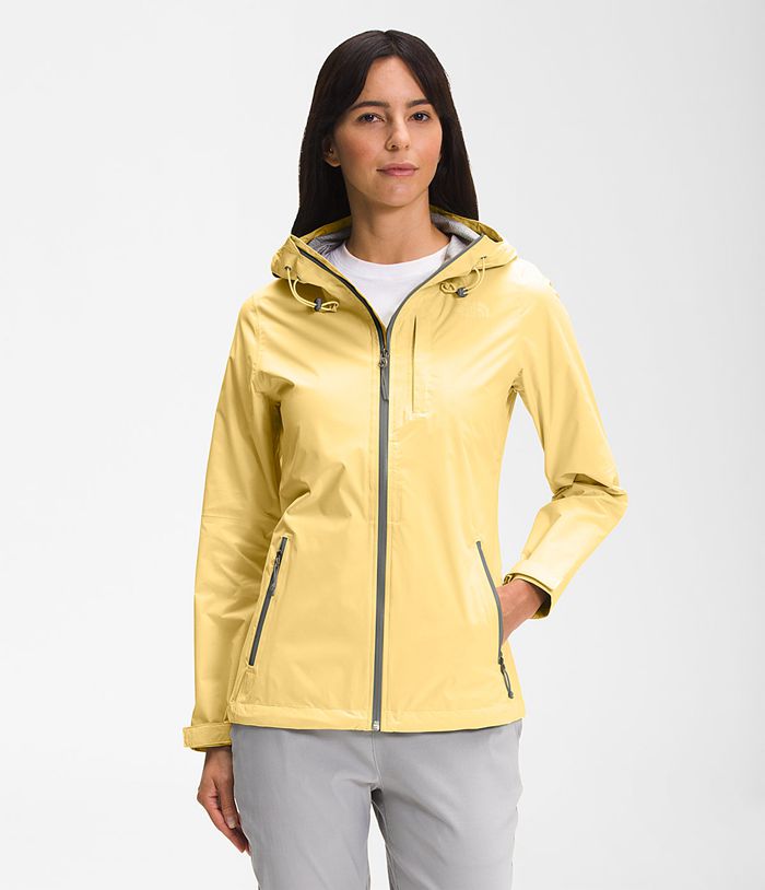 Casaca Impermeable The North Face Mujer Alta Vista Amarillo - Peru 54793VCXZ